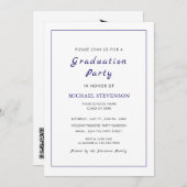 Uw Uitnodiging van de Partij van het Afstudeerder  (Voorkant / Achterkant)