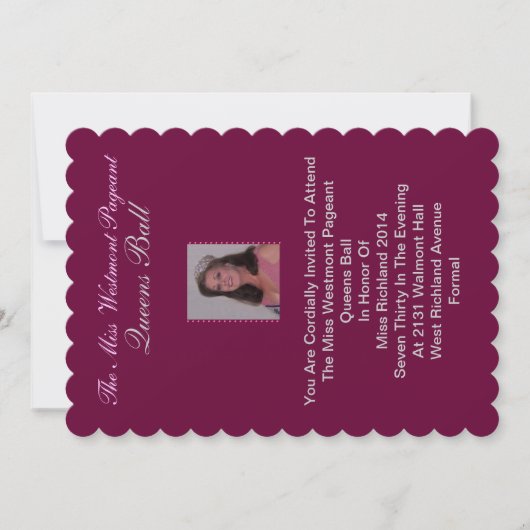 Uw uitnodiging voor foto's (Voorkant)