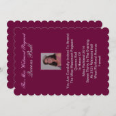 Uw uitnodiging voor foto's (Voorkant / Achterkant)