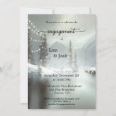 Uw uitnodiging voor het Verloving met Kerstmis (Voorkant)