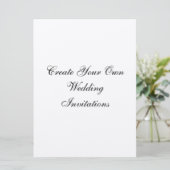 Uw Uitnodigingen van het Huwelijk van de Parel (Staand voorkant)