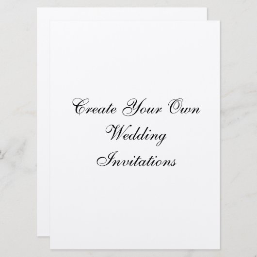 Uw Uitnodigingen van het Huwelijk van de Parel (Voorkant / Achterkant)