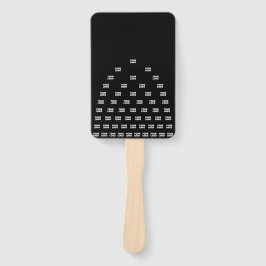 Uw unieke boogpatroon van Logo | Zwart (bewerkbaar Handwaaier