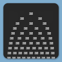 Uw unieke boogpatroon van Logo | Zwart (bewerkbaar