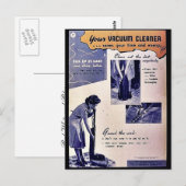 Uw vacuümreiniger briefkaart (Voorkant / Achterkant)