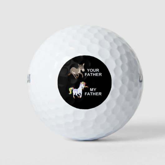uw VADER versus mijn VADER Golfballen (Voorkant)