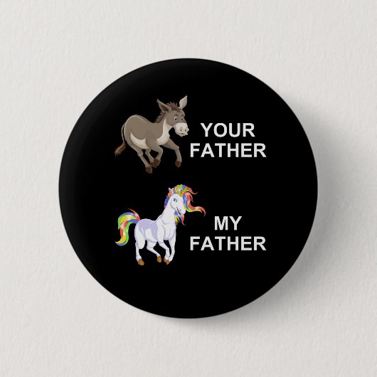 uw VADER versus mijn VADER Ronde Button 5,7 Cm (Voorkant)