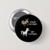 uw VADER versus mijn VADER Ronde Button 5,7 Cm (Voorkant /achterkant)
