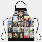 Uw vakantie jaar fotocollage schort (Voorkant)