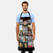 Uw vakantie jaar fotocollage schort (Gedragen)