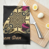 "Uw verbazingwekkende" gepersonaliseerde theehandd Theedoek (Quarter Fold)