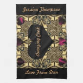 "Uw verbazingwekkende" gepersonaliseerde theehandd Theedoek (Verticaal)