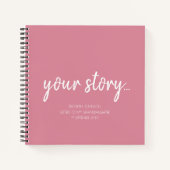 Uw verhaal brieven aan mijn dochter Keepslag Notitieboek (Voorkant)