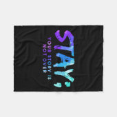 Uw verhaal gaat niet over het beschermen van zelfm fleece deken (Voorkant (Horizontaal))