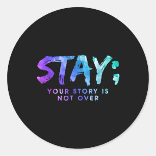 Uw verhaal gaat niet over het beschermen van zelfm ronde sticker