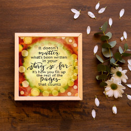  Uw Verhaal Geel en Oranje Inspirerend Foto Afdruk