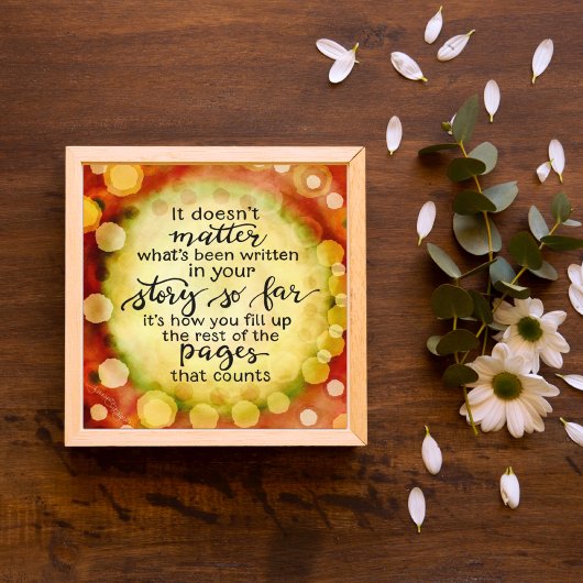  Uw Verhaal Geel en Oranje Inspirerend Foto Afdruk