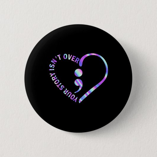 Uw verhaal over zelfmoordpreventie ronde button 5,7 cm (Voorkant)