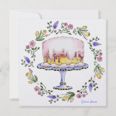 Uw verjaardag / lunch / feestuitnodiging - SRF Kaart (Voorkant)