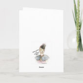 Uw verjaardag, ter ere van kaart (Achterkant)