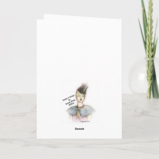 Uw verjaardag, ter ere van kaart (Achterkant)