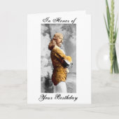 Uw verjaardag, ter ere van kaart (Voorkant)