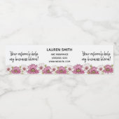 Uw verwijzingen helpen mijn bedrijf bloeien doorve waterfles etiket (Enkel label)