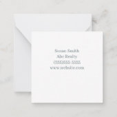 Uw verwijzingen helpen mijn bedrijfsbloeiverwijzin notitiekaartje (Achterkant)