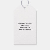 Uw verwijzingen helpen uw bedrijf te groeien cadeaulabel (Achterkant)