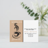 uw verwijzingen zijn Mijn Speciaal-Tea aankondigin Aankondigingskaart (Staand voorkant)