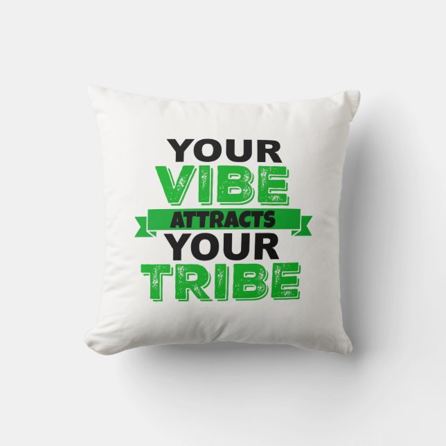 UW VIBE STREKT UW DRIEVOUDIGE PIJL KUSSEN (Voorkant)