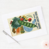 Uw Victory Garden Rechthoek Stickers (Envelop)