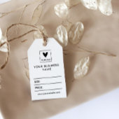 Uw vierkant Logo Sociale mediaprijs Gift Labels Cadeaulabel