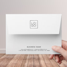 Uw Vierkante Logo Aangepaste Bedrijfsnaam & Adres