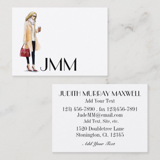 Uw Visitekaartje (Voorkant / Achterkant)