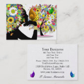 Uw Visitekaartje - Floral Butterfly Profiel (Voorkant / Achterkant)