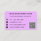 Uw Visitekaartje van de Kleur van het Adres van de Contactkaartje (Achterkant)