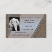 Uw Visitekaartje voor fotoportfolio architect (Achterkant)