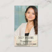 Uw Visitekaartje voor fotovertalers (Voorkant)