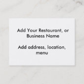 UW Visitekaartje voor hoge korting (Achterkant)