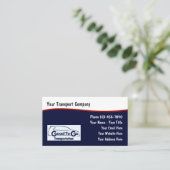 Uw Visitekaartje voor transportvoertuigen (Staand voorkant)