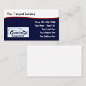 Uw Visitekaartje voor transportvoertuigen (Voorkant / Achterkant)