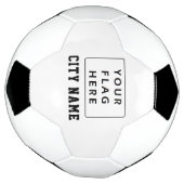 Uw vlag Jouw tekst Team Keepsake Voetbal (Gedraaid)