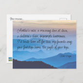 Uw voetballiefdesgedicht briefkaart (Voorkant / Achterkant)