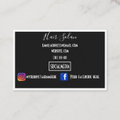 Uw volgende afspraak afsprakenkaartje (Achterkant)