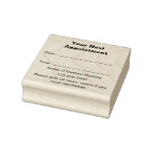 Uw volgende afspraak Dokters oefenen Sjabloon Rubberstempel (Stempel)