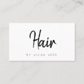 Uw volgende afspraak herinnering Haarstylist Afsprakenkaartje (Achterkant)