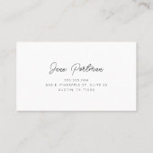 Uw volgende afspraak herinnering | Moderne Kaarten Afsprakenkaartje (Achterkant)