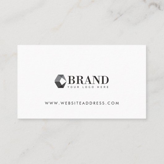 Uw volgende afspraak Modern professioneel merk Afsprakenkaartje (Achterkant)