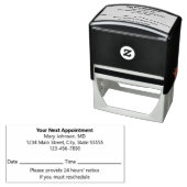 Uw volgende afspraak Patiënt Herinnering Arts Zelfinktende Stempel (In situ)